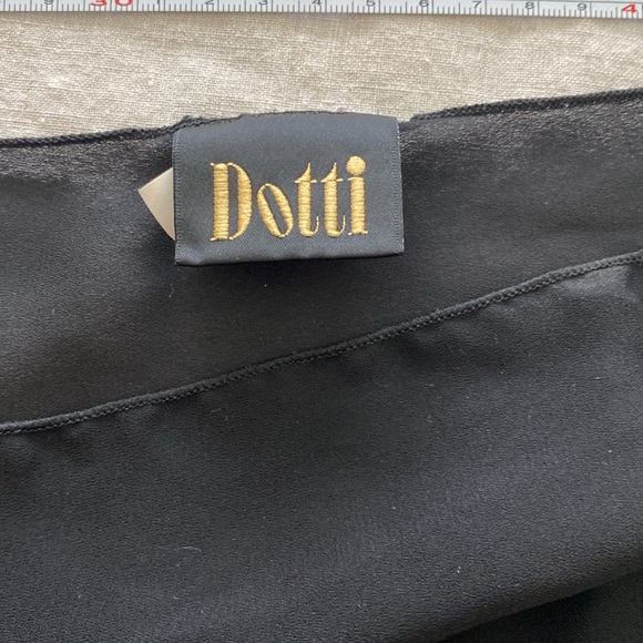 Dotti | black one size swim bottom cover up | 16” length - Picture 4 of 4